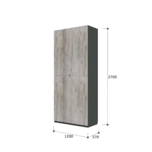 Розміри шафи для одягу Oakwood Quarter
