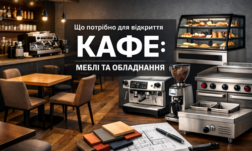 Що потрібно для відкриття кафе: меблі та обладнання | FLEX PRIDE