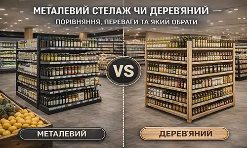 Металевий стелаж чи дерев'яний — порівняння та вибір | FLEX PRIDE