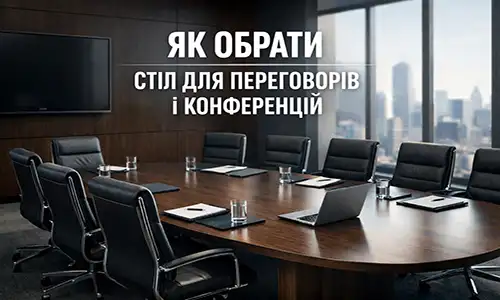 Як обрати стіл для переговорів і конференцій — гайд | FLEX PRIDE