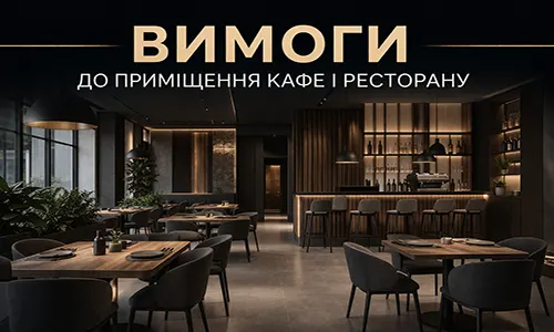 Вимоги до приміщення кафе і ресторану — норми та правила | FLEX PRIDE