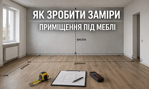 Як зробити заміри приміщення під меблі — покрокова інструкція | FLEX PRIDE