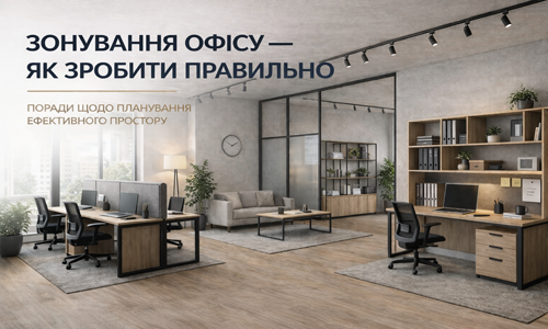 Зонування офісу: як організувати простір правильно | FLEX PRIDE