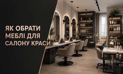 Як обрати меблі для салону краси — приклад проєкту на 65 м² від FLEX PRIDE