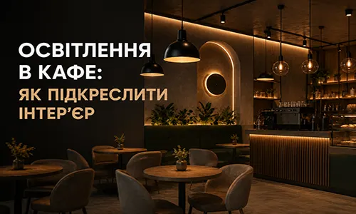 Освітлення в кафе з інтегрованою підсвіткою меблів — рішення FLEX PRIDE