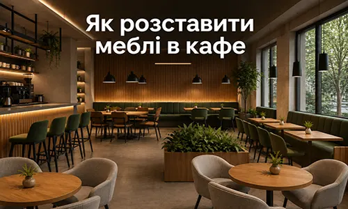 Як розставити меблі в кафе — рішення FLEX PRIDE