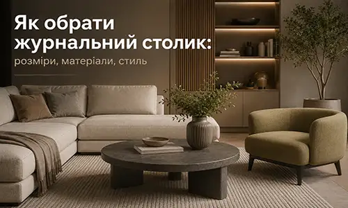 Як обрати журнальний столик — рішення FLEX PRIDE